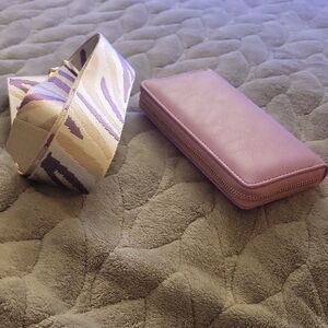 Purple Women's Wallet..also Purse Strap